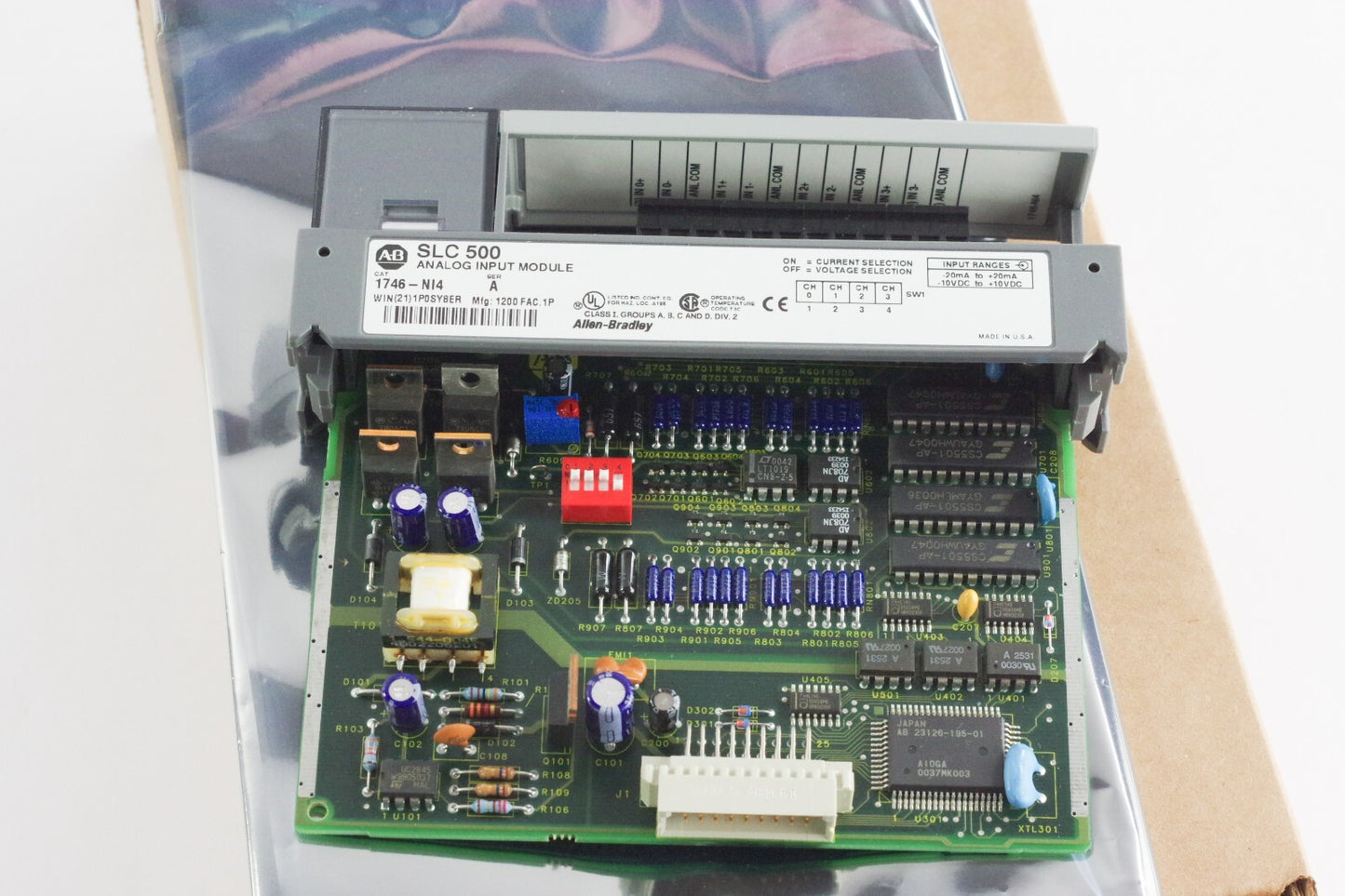 Allen Bradley 1746-NI4 /A SLC500 Analog Input Module - Refurbished & Repacked