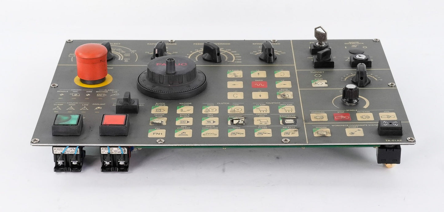 FANUC A860-0203-T001 Manual Pulse Generator + Operator Panel A8600203T001