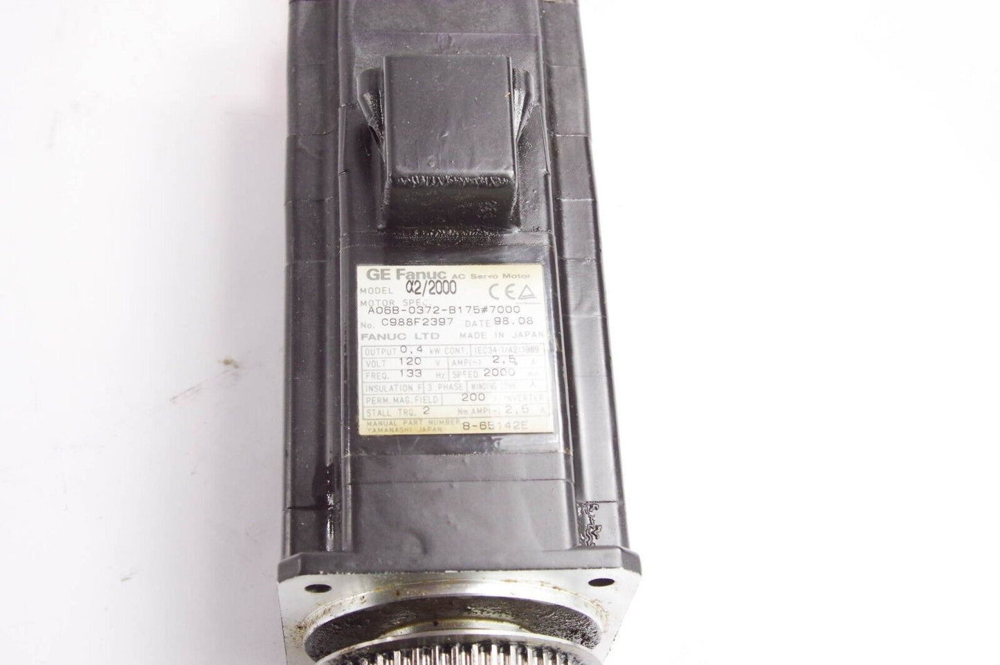 GE Fanuc a2/2000 A06B-0372-B175#7000 / A06B0372B175 #7000 AC Servo Motor