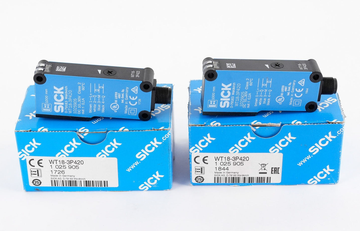 Sick WT18-3P420 Photoelectric Proximity Sensor WT183P420 - Open Box