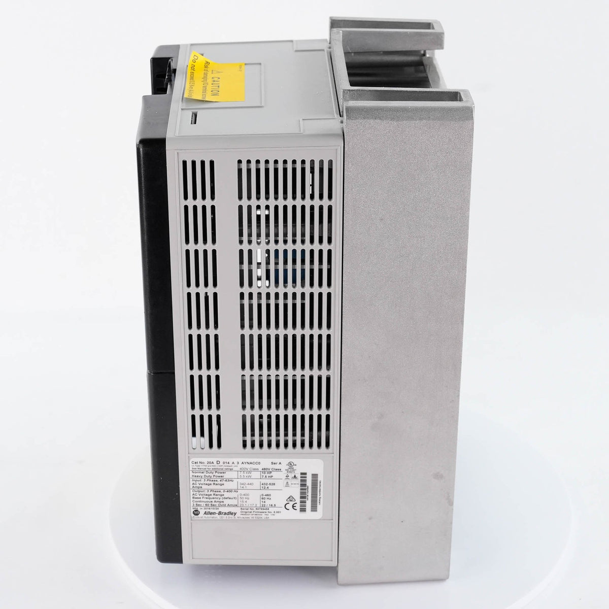 Allen Bradley 20AD014A3AYNACC0 PowerFlex 70 AC Drive 480V 14A 10HP 20AD014A3AYNA
