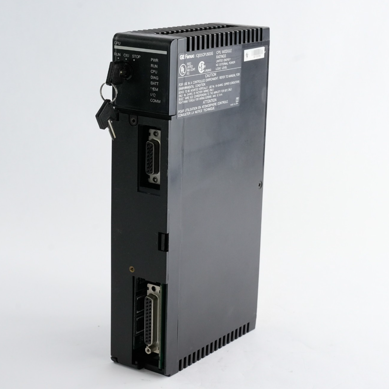 GE Fanuc IC655CPU500G GE Series 5 CPU Processor IC655CPU w/ Key