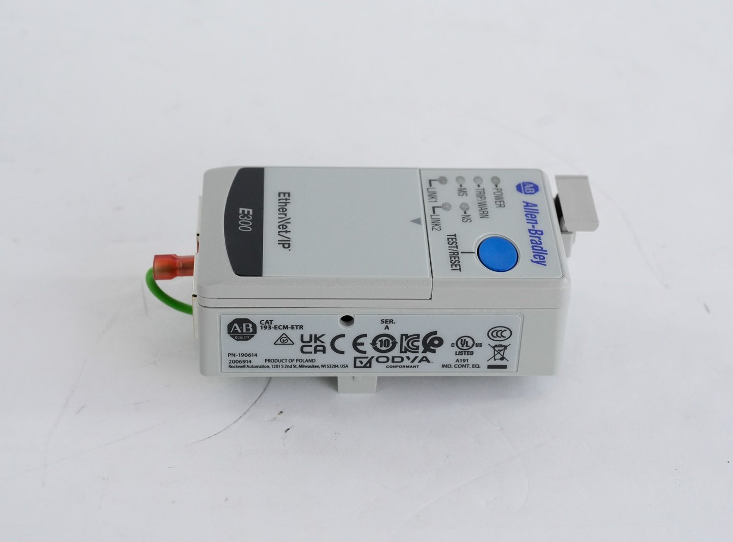 Allen Bradley 193-ECM-ETR /A FW 1.013 Enet/IP Communication Module - Open Box