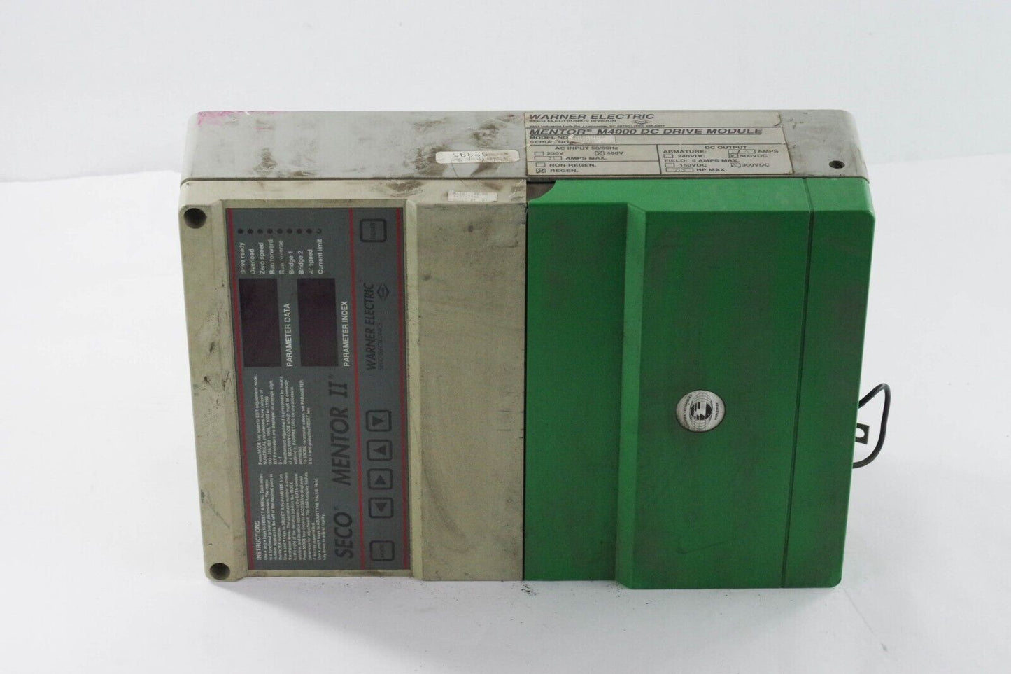 Warner Electric Seco Mentor II M4407-100200 M4000 DC Drive - Parts Repair