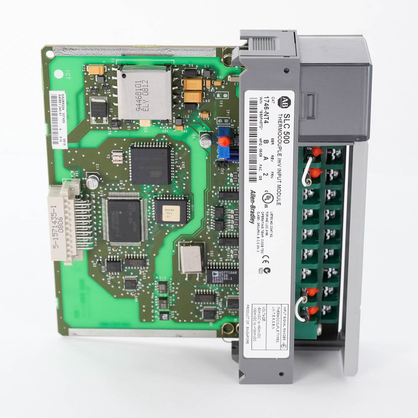 Allen Bradley 1746-NT4 Ser B SLC 500 Thermocouple Input Module 4 Channel 1746NT4