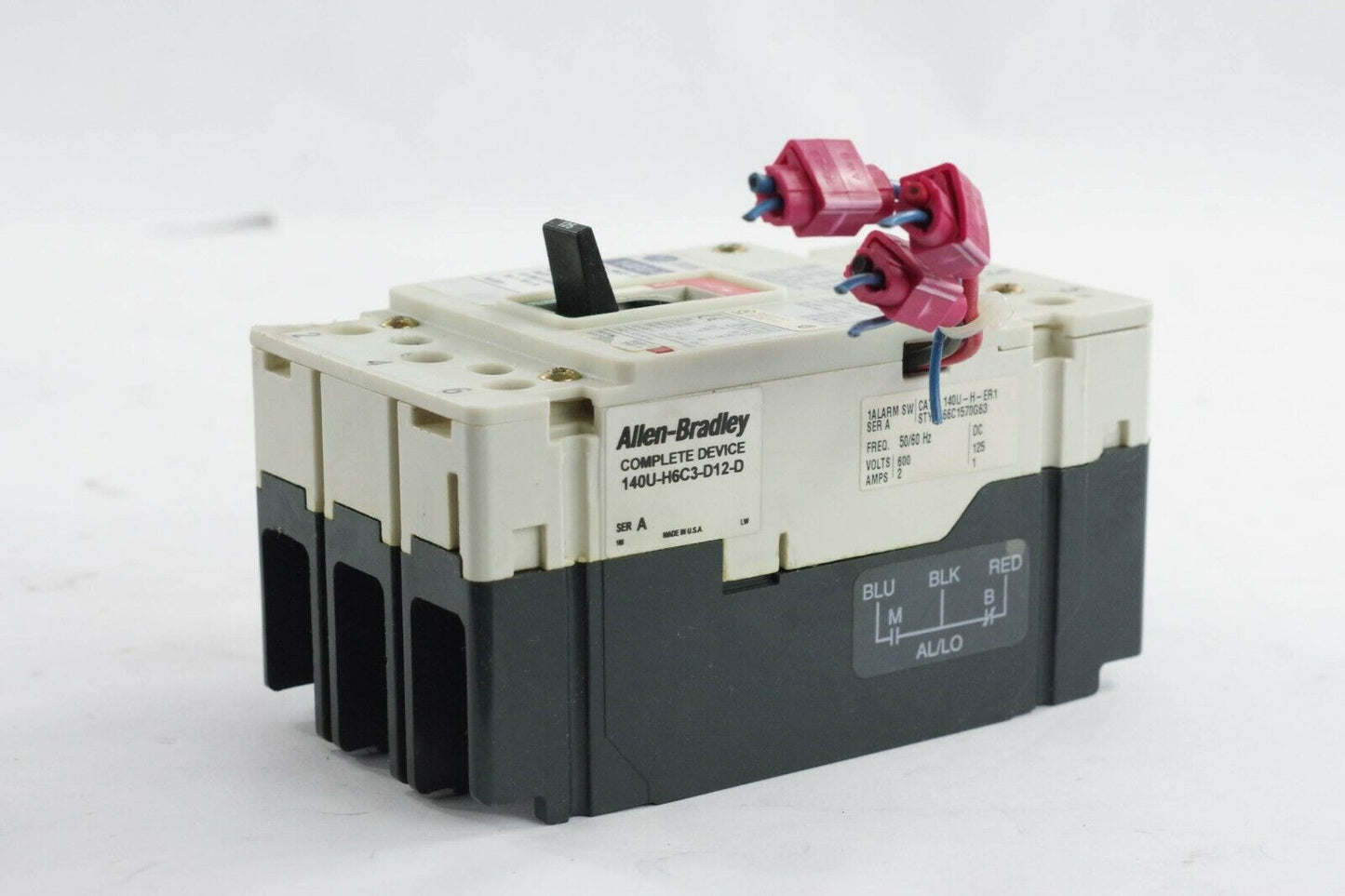 ALLEN BRADLEY 140U-H6C3-D12 SER A CIRCUIT BREAKER 125A 3 Pole