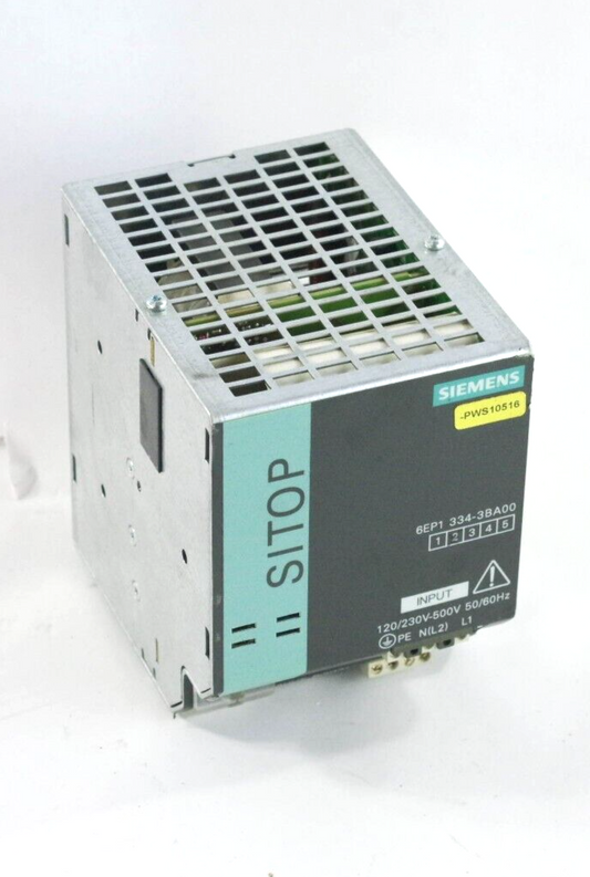 Siemens 6EP1 334-3BA00 SITOP Modular 10A Power Supply / 6EP1334-3BA00