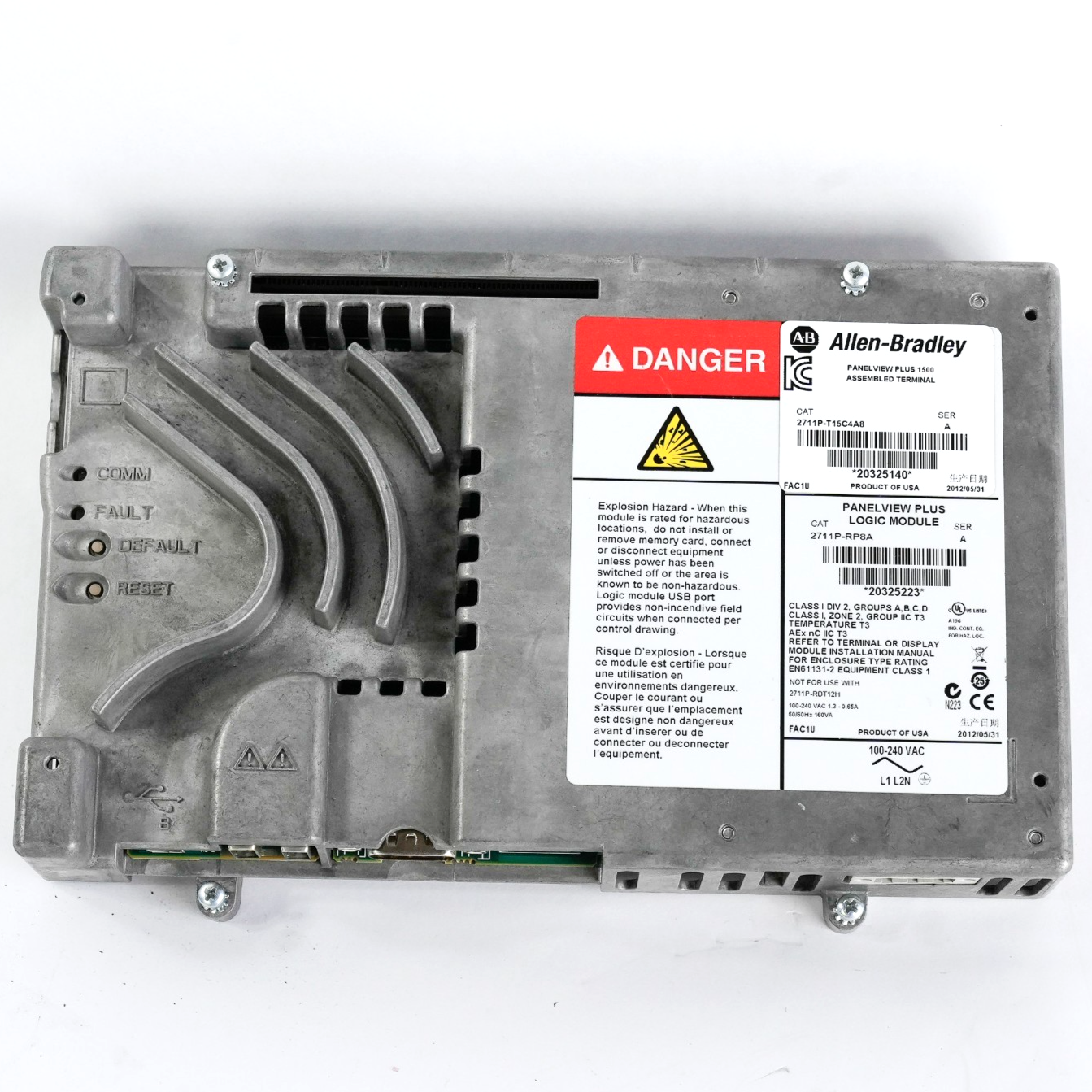 Allen Bradley 2711P-RP8A /A PanelView Plus Logic Module 2711PRP8A - Refurbished