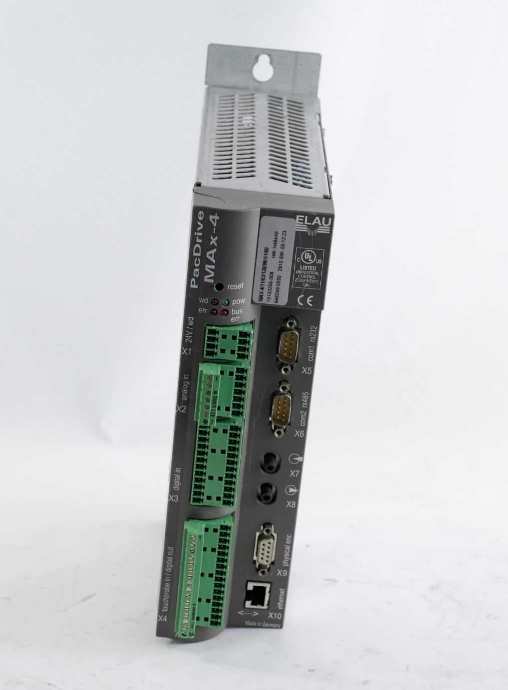 Schneider Electric MAX-4/11/03/128/99/1/1/00 ELAU PacDrive Max4 Controller + WTY