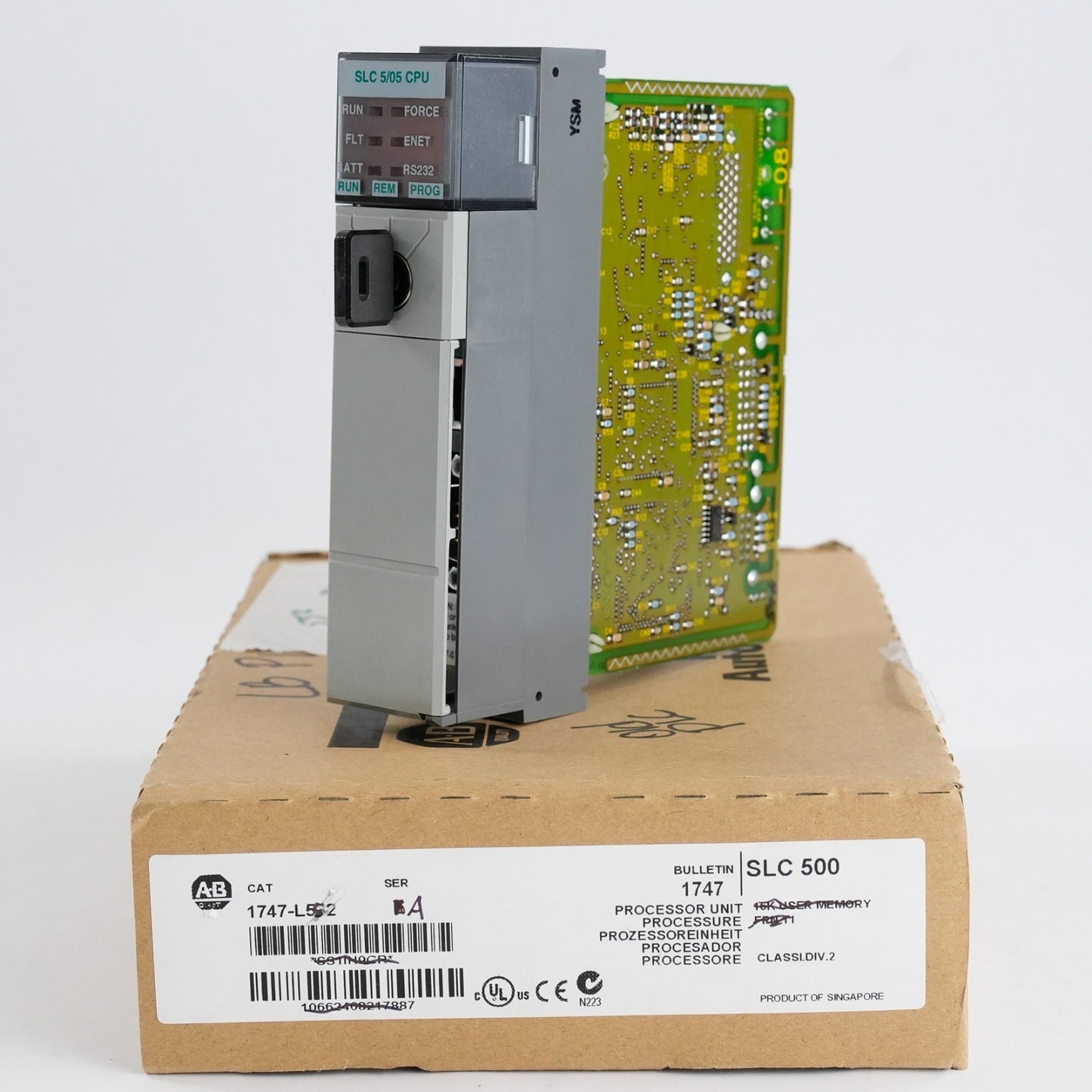 Allen Bradley 1747-L552 /A SLC 500 32K Memory RS-232 Processor