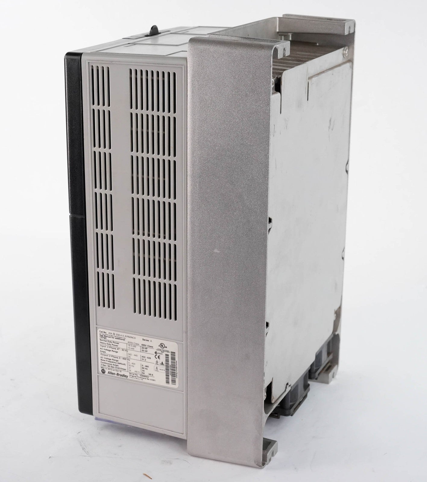 Allen Bradley 20AD034A0AYNANC0 PowerFlex 70 AC Drive 480V 25HP 34A