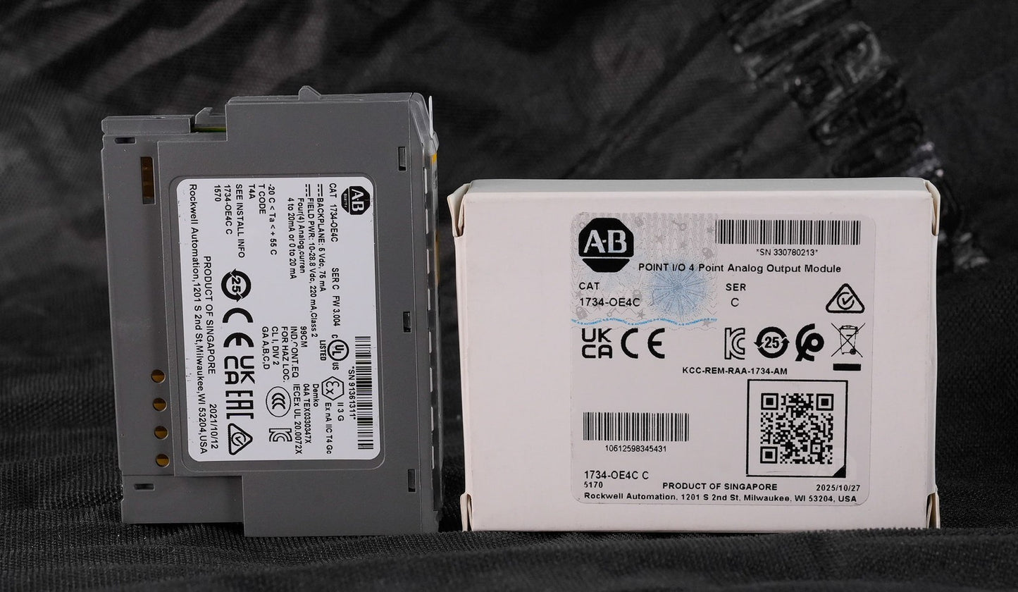 Allen Bradley 1734-OE4C Point I/O 4-Ch Analog Output Module - Open Box