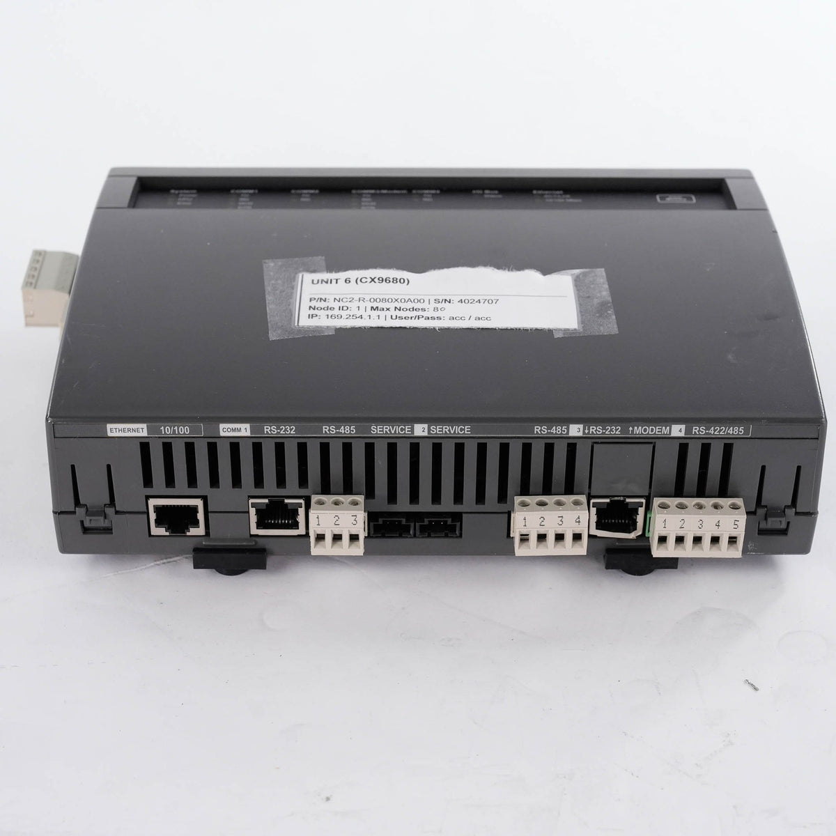Andover NetController II CX9680 NC2-R-0080X0A00 8 Node Controller XDriver Alarms