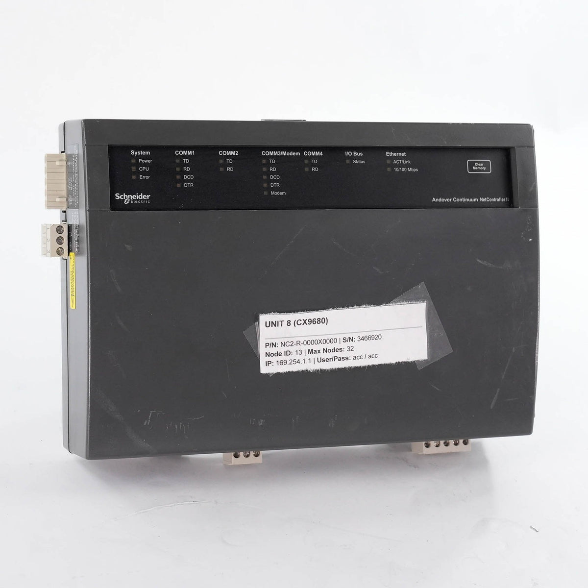 Andover CX9680 NC2-R-0000X0000 NetController II CX9680 X 32 Node NC2-R-0320X0000
