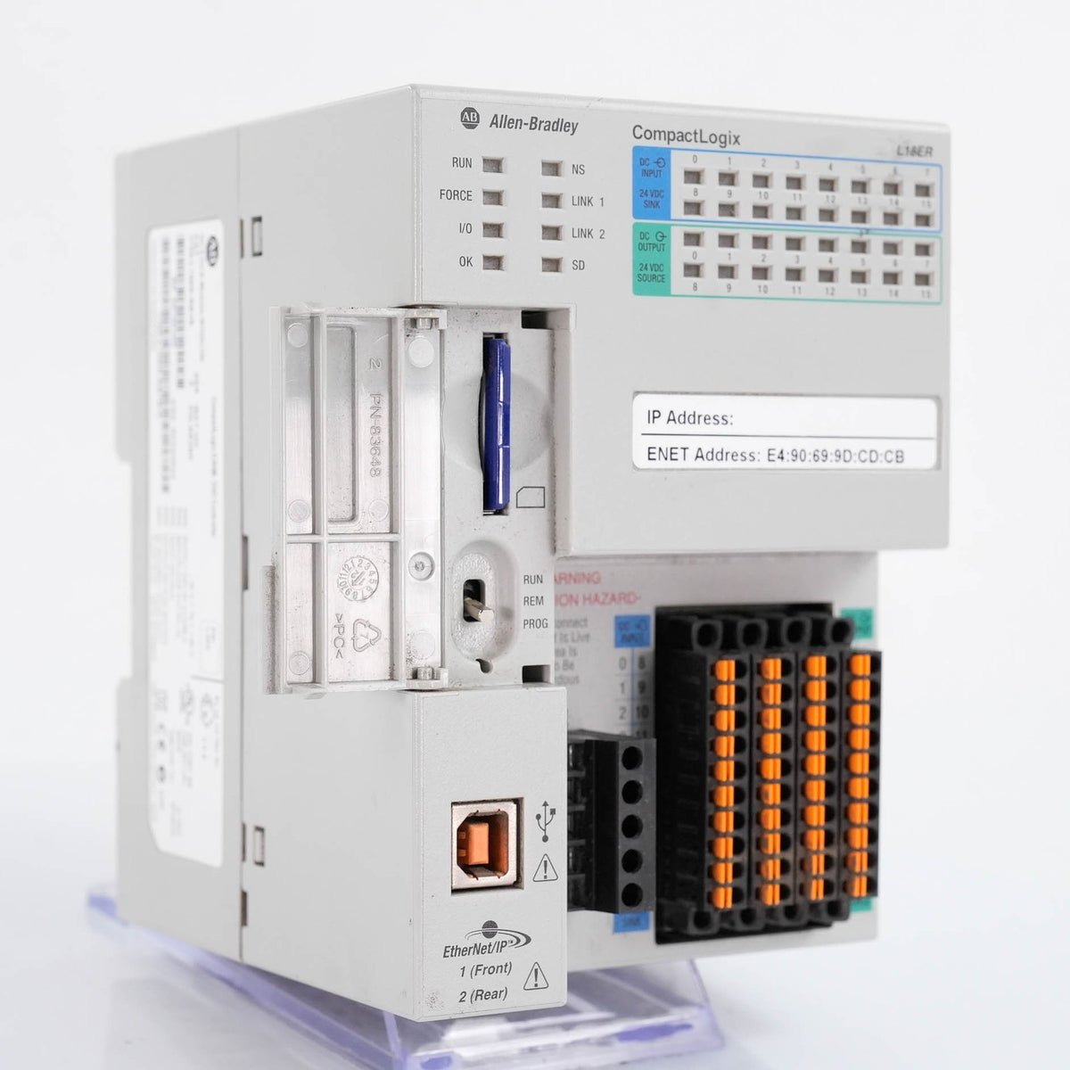 Allen Bradley 1769-L18ER-BB1B Ser A CompactLogix 5370 L1 Controller 24VDC
