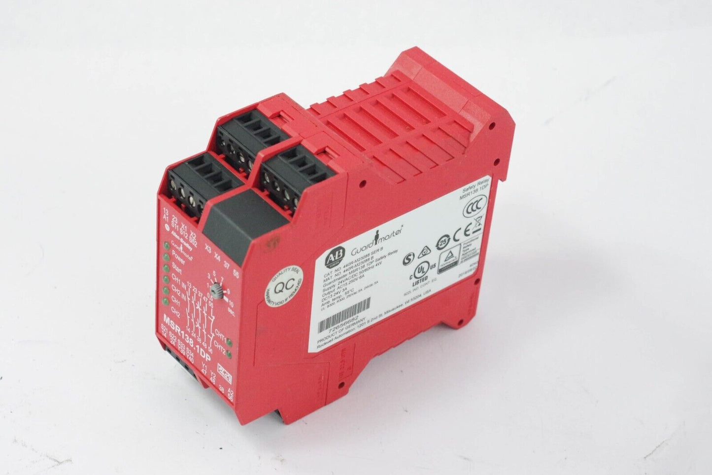 Allen-Bradley 440R-M23088 Ser B  / MSR138.1DP Safety Relay