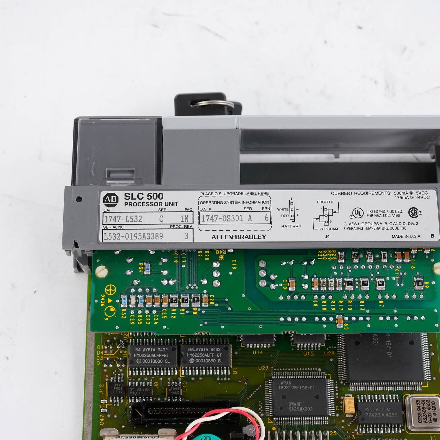 Allen Bradley 1747-L532 SLC 500 5/03 CPU Processor 16K Memory 1747L532 Module