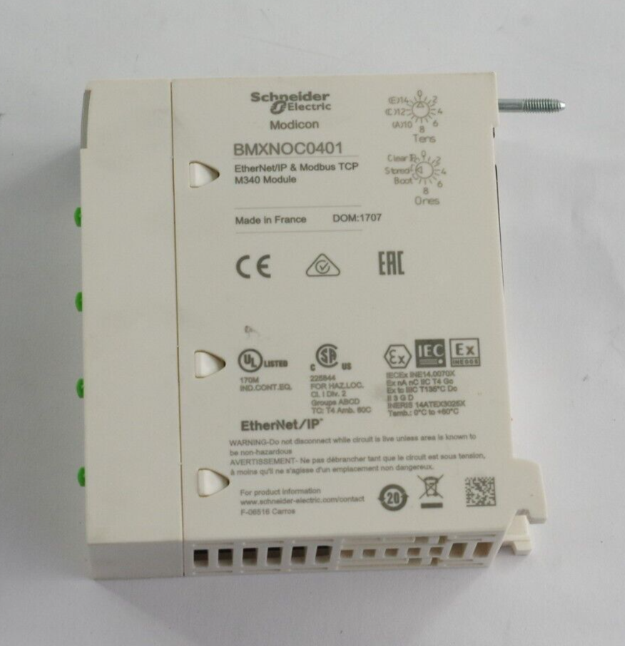 Schneider Electric BMXNOC0401 Modicon M340 Ethernet/IP Modbus TCP Module