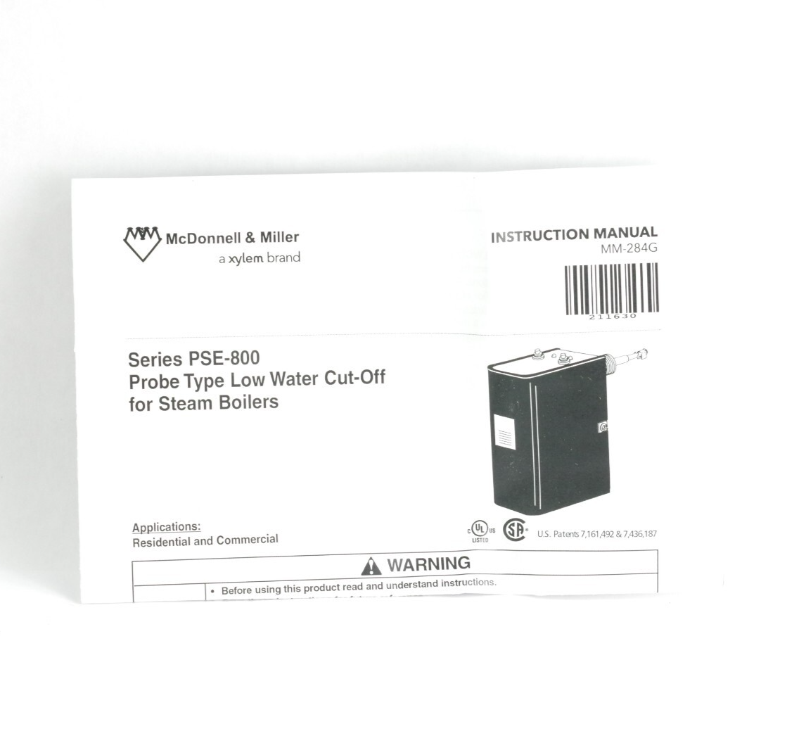 McDonnell & Miller PSE-801-120 Low Water Cut-Off 153827 - Open Box