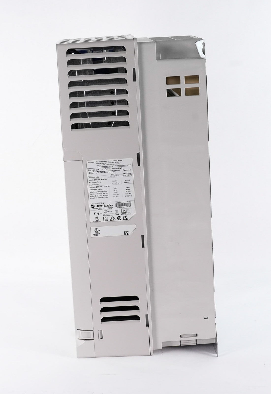 Allen Bradley 20F11ND065AA0NNNNN /A PowerFlex 753 AC Drive 480V 50HP 3-Ph