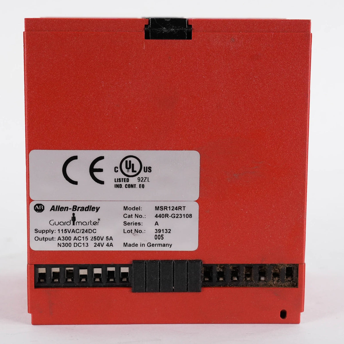 Allen Bradley 440R-G23108 Ser A Guardmaster Safety Relay MSR124RT 24V AC/DC
