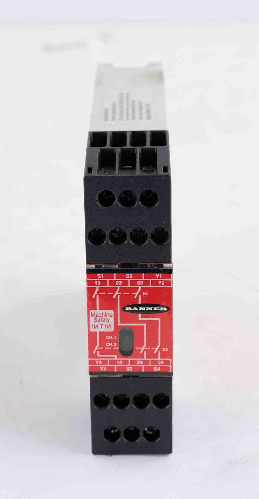 Banner IM-T-9A IM-T-11A Interface Safety Relay Module 24VDC 6A 100mA 20ms