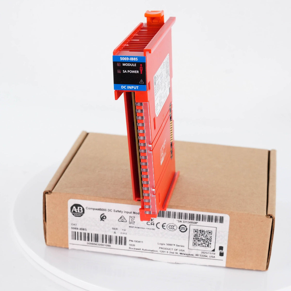 Allen Bradley 5069-IB8S Compact 5000 I/O Safety Input Module 8-Pt 24VDC Open Box