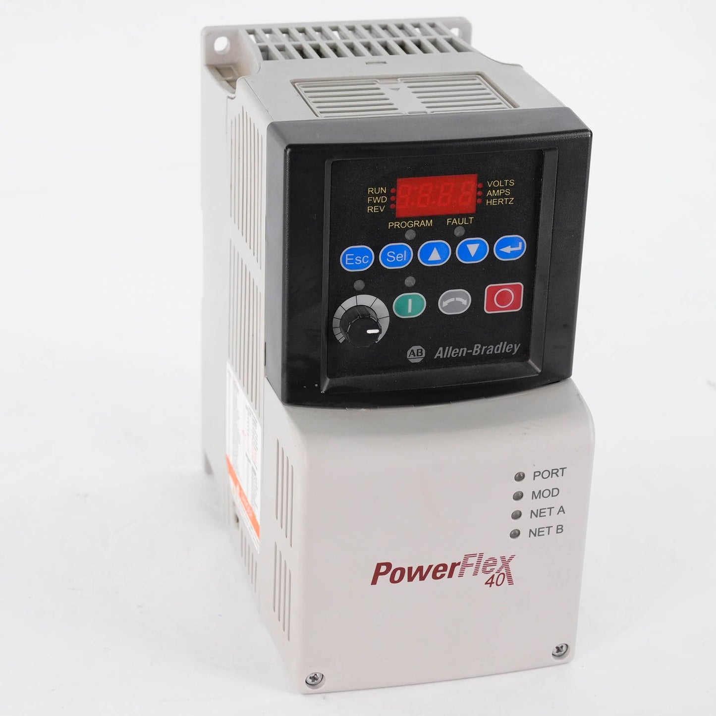 Allen Bradley 22B-D4P0N104 Ser A PowerFlex 40 AC Drive 480V 1.5kW 22BD4P0N104