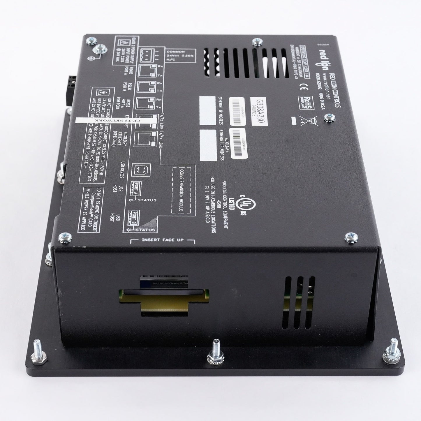 Red Lion Controls G308A230 8" HMI Operator Interface Display G308A210 Compatible