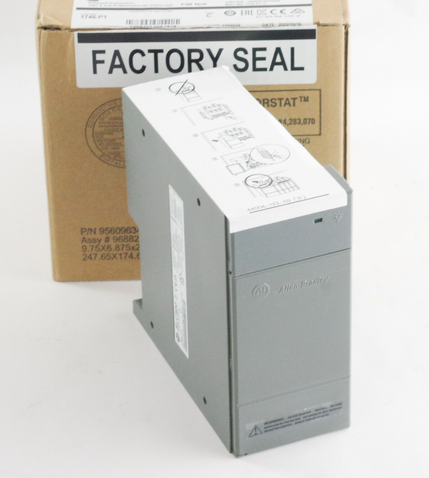 Allen Bradley 1746-P1 /C SLC 500 Power Supply Rack Module 1746P1 - Refurbished