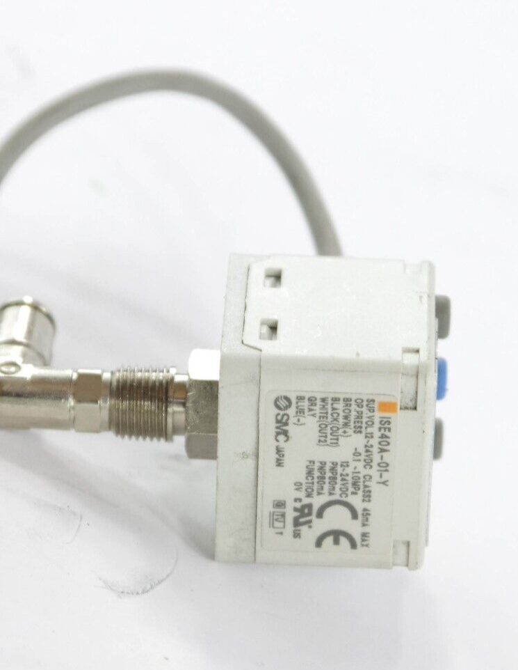 SMC ISE40A-01-Y / ISE40A01Y Pneumatic Digital Pressure Switch Class2 12-24VDC