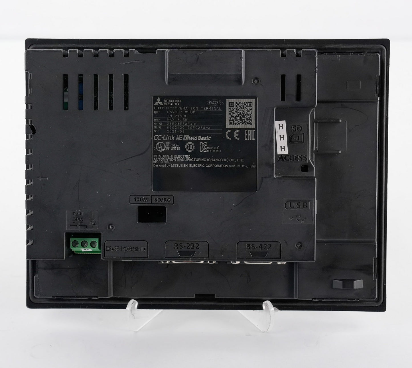 Mitsubishi GS2107-WTBD Graphic Operation Terminal 24VDC 6.5W GS2107WTBD