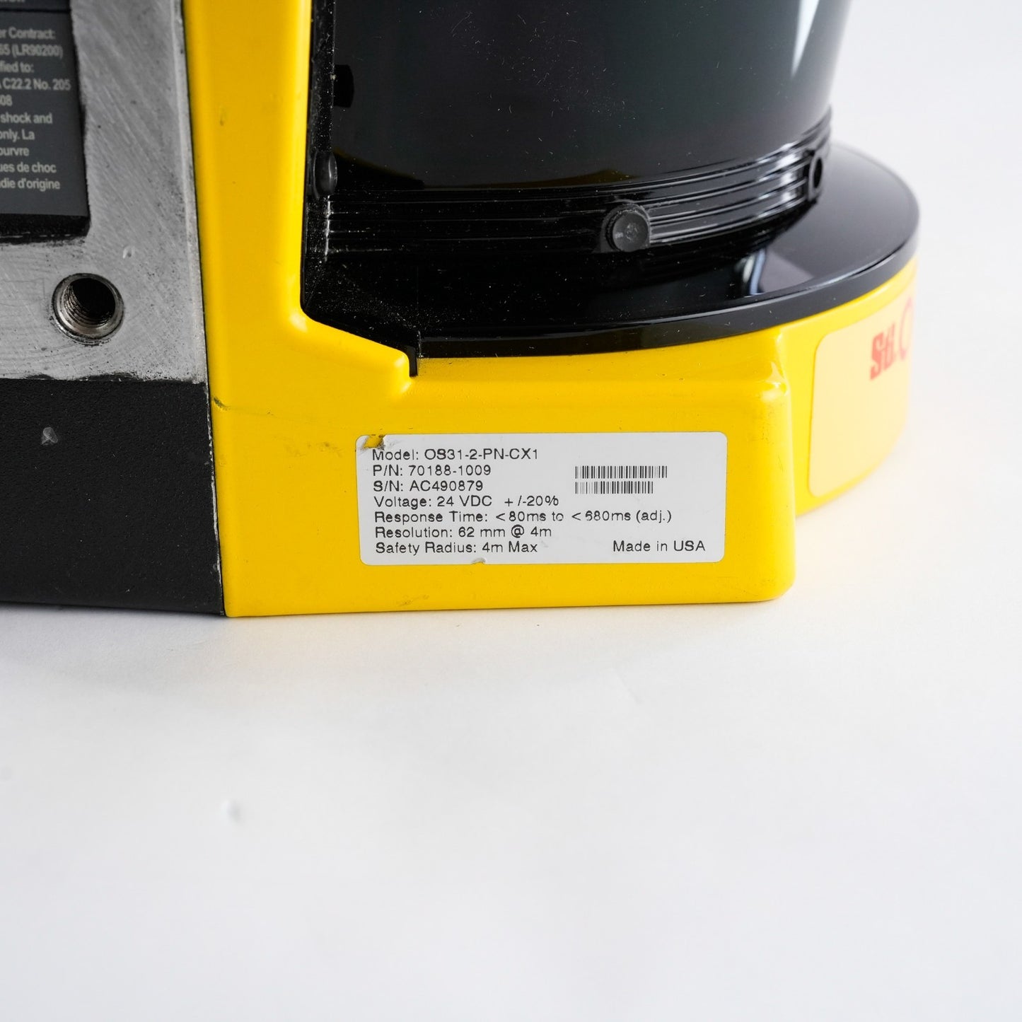 Sti Opto Shield OS31-2-PN-CX1 70188-1009 Shield Safety Scanner OS312PNCX1