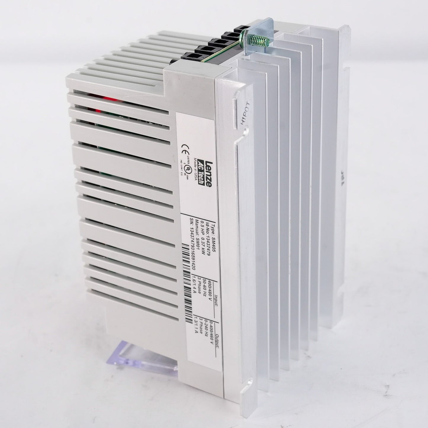 Lenze AC Tech SM405 Inverter Drive 0.5HP 0.37kW 480V 3-Phase - Open Box