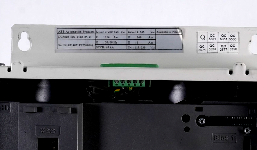 ABB DCS800-S02-0140-05-0 DC Drive 140A 545VDC 3-Phase DCS800S020140050