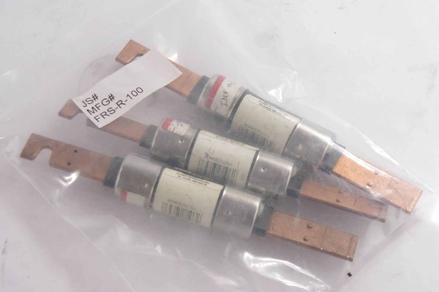 3x Littelfuse FLSR-200-ID / FLSR200ID Fuse Class RK5 Time Delay Current Timing