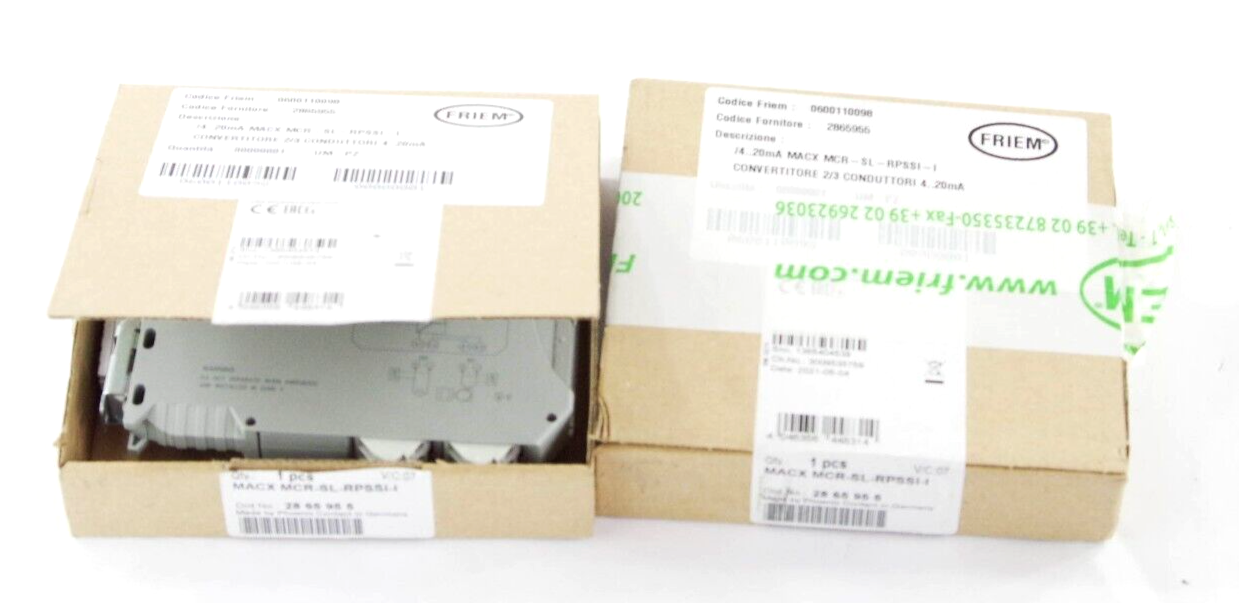 Phoenix Contact MACX MCR-SL-RPSSI-I / MCRSLRPSSII Repeater Power supply 2865955