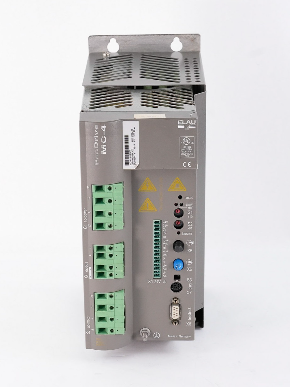 Schneider Electric Elau MC-4/11/22/400 PacDrive MC-4 Servo Drive (FW V22.01)