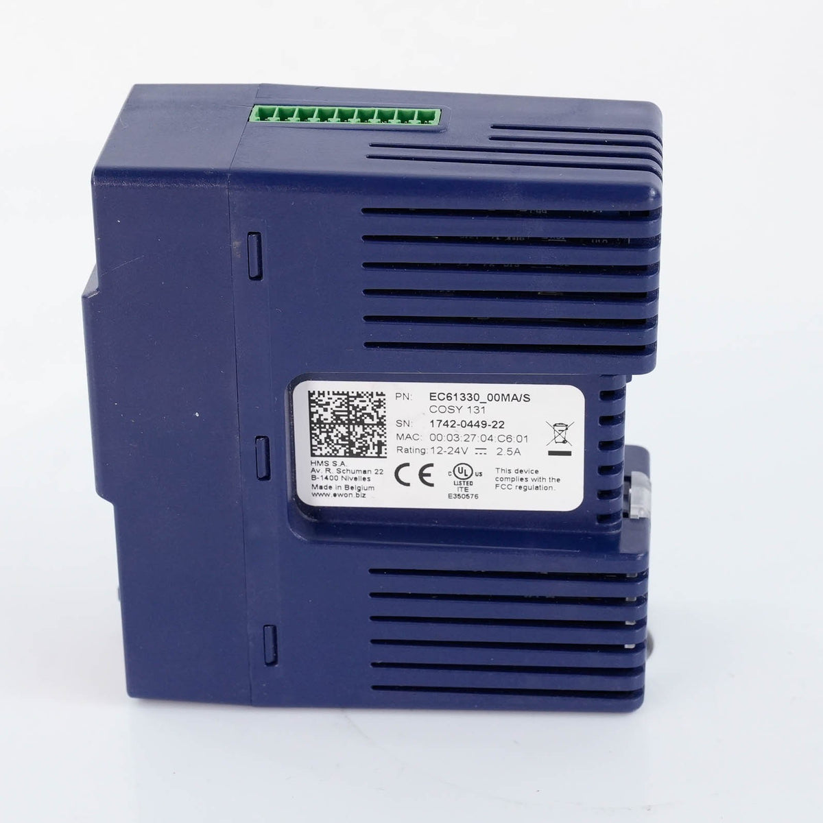 HMS EC61330_00MA/S Anybus Communicator CAN to EtherNet/IP Gateway EC6133000MAS