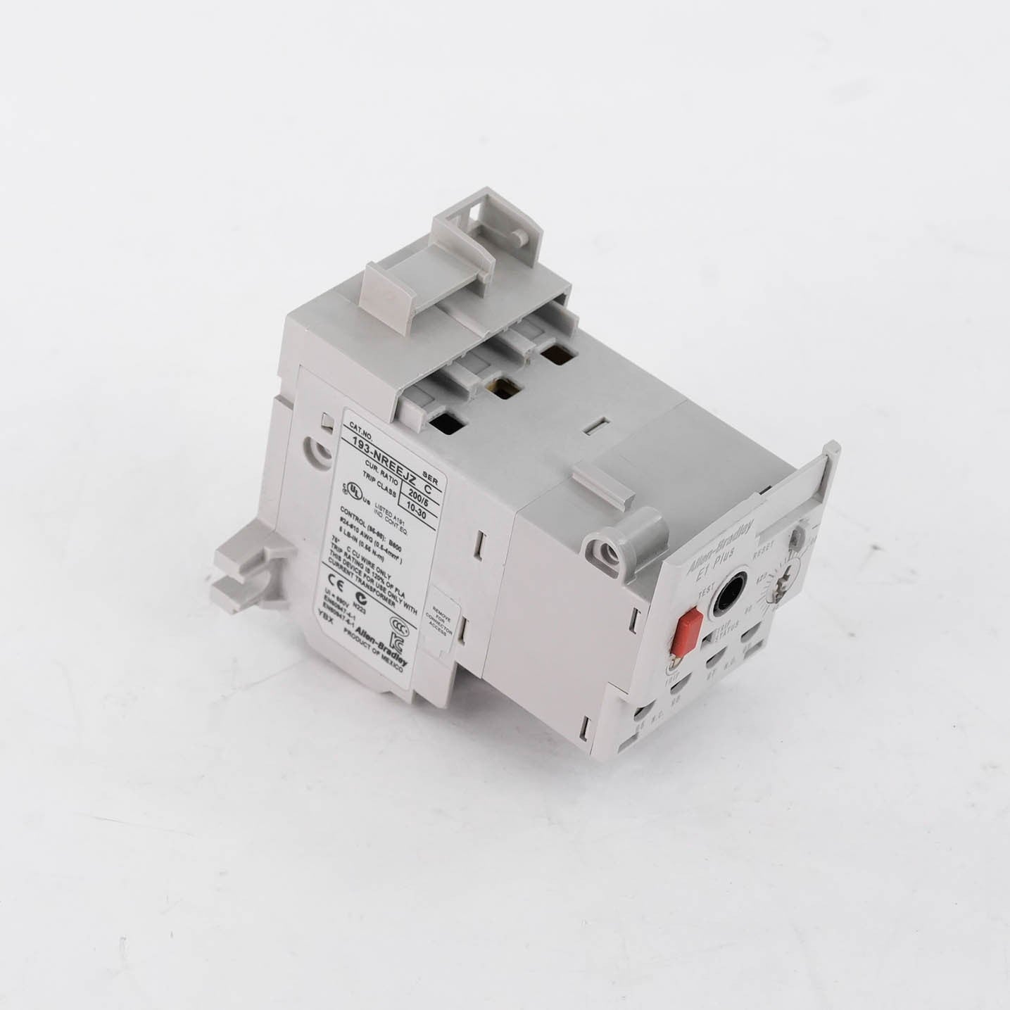 Allen Bradley 193-NREEJZ Ser C E1 Plus Electronic Overload Relay 1-5A 600V AC