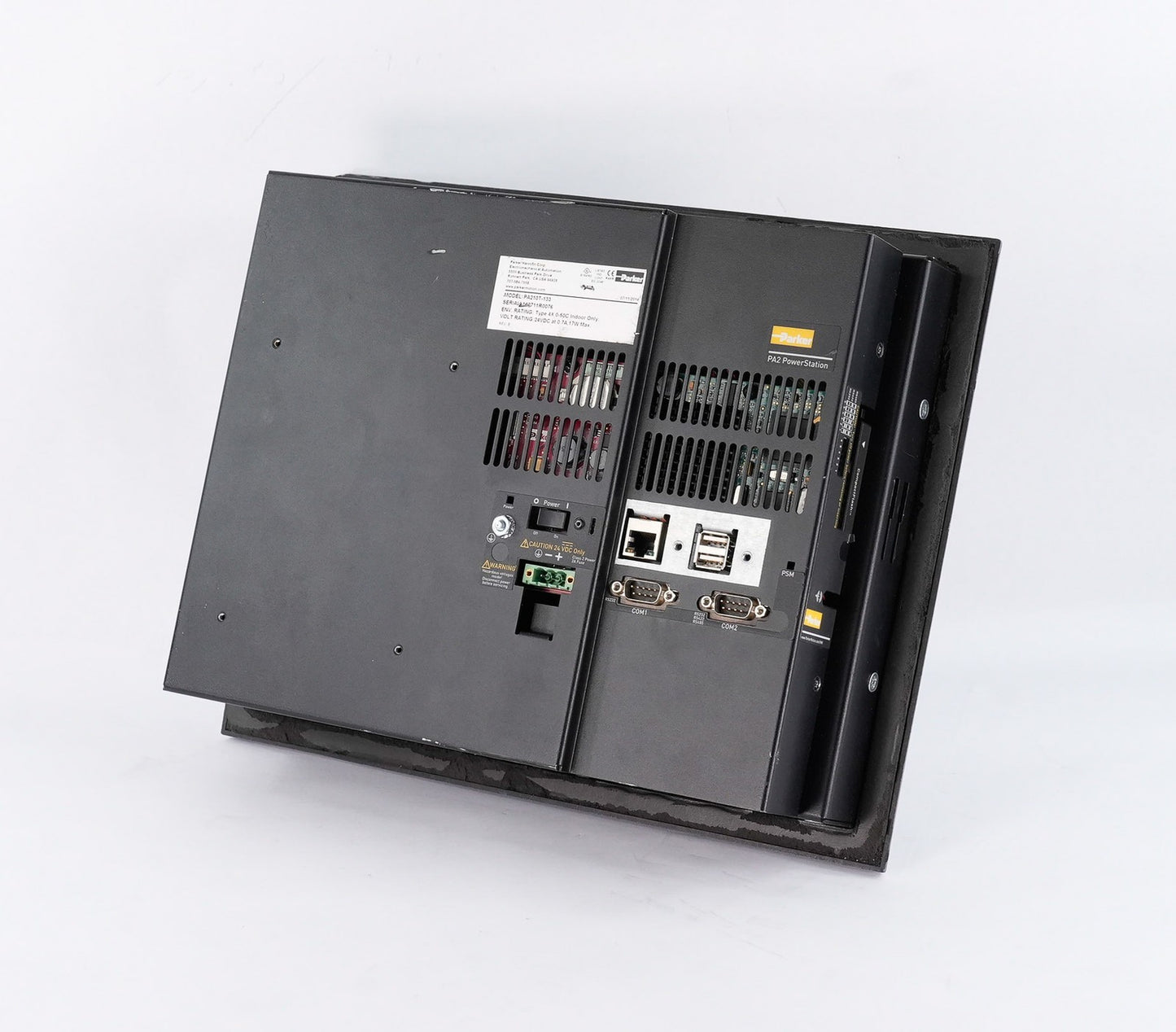 Parker Hannifin PA210T-133 PowerStation HMI Display Panel 24VDC PA210T133