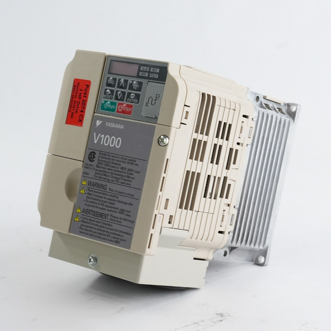 Yaskawa V1000 Series CIMR-VU4A0005FAA Rev D VFD 3PH 380-480V