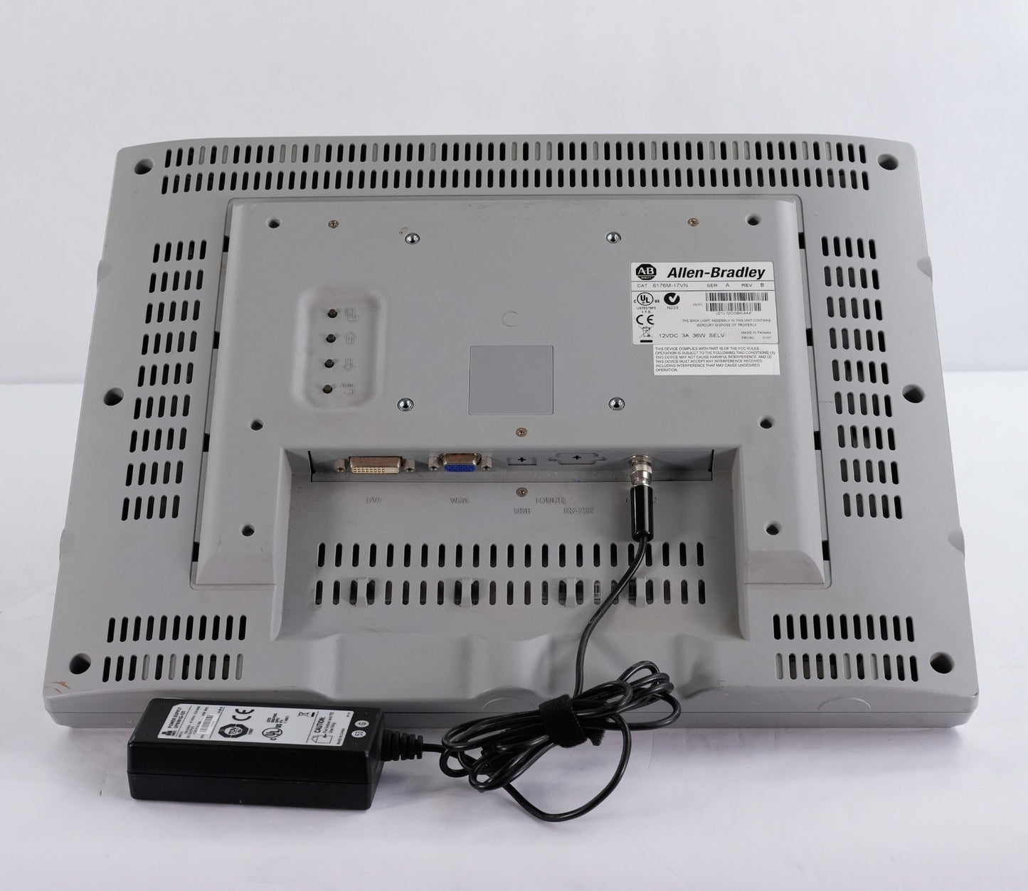 Allen Bradley 6176M-17VN /A Rev B VersaView 1750M Industrial Monitor 6176M17VN