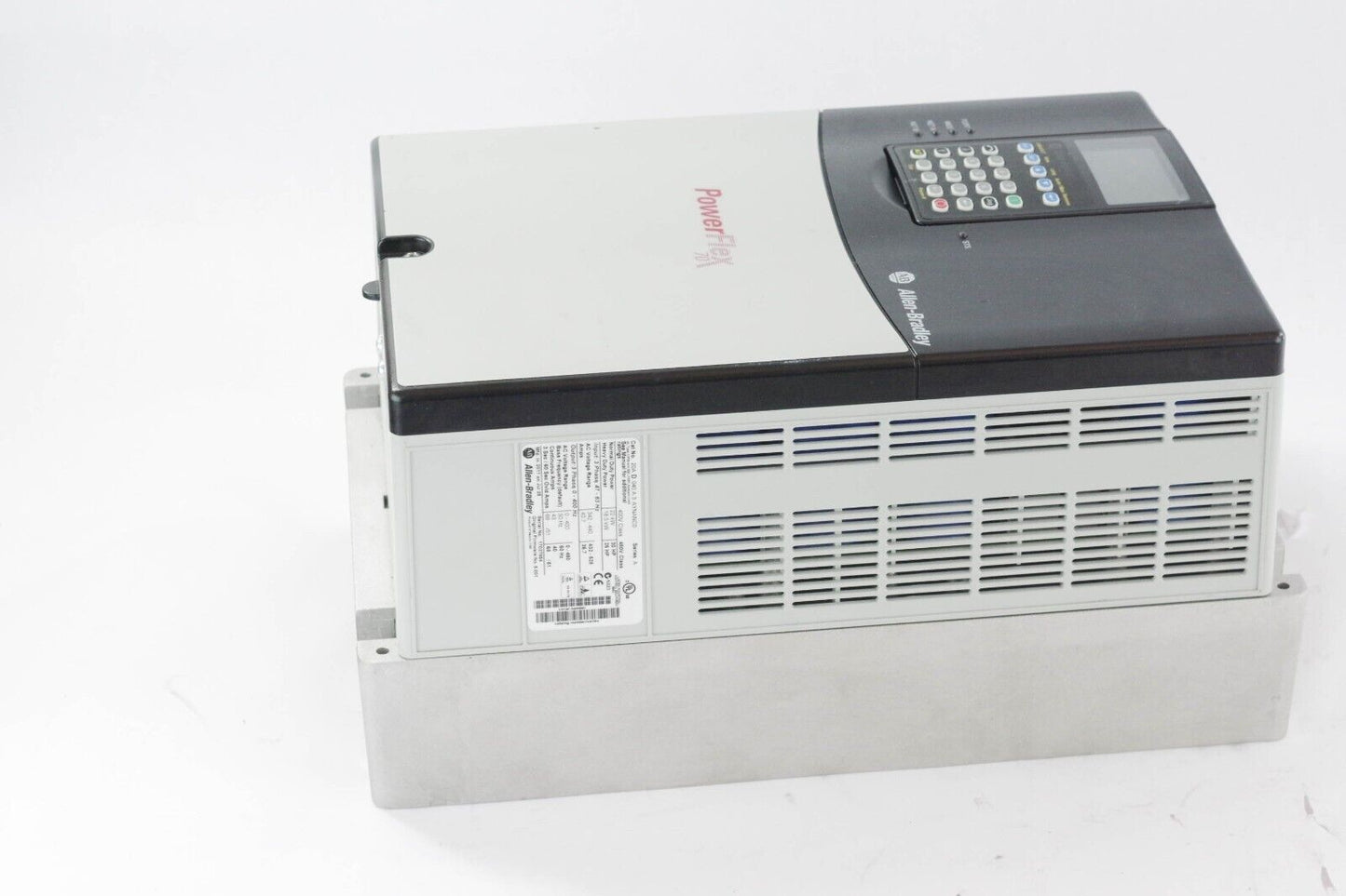 Allen Bradley 20AD040A3AYNANC0 /A PowerFlex 70 Drive 30hp 480V + 1 Year Warranty