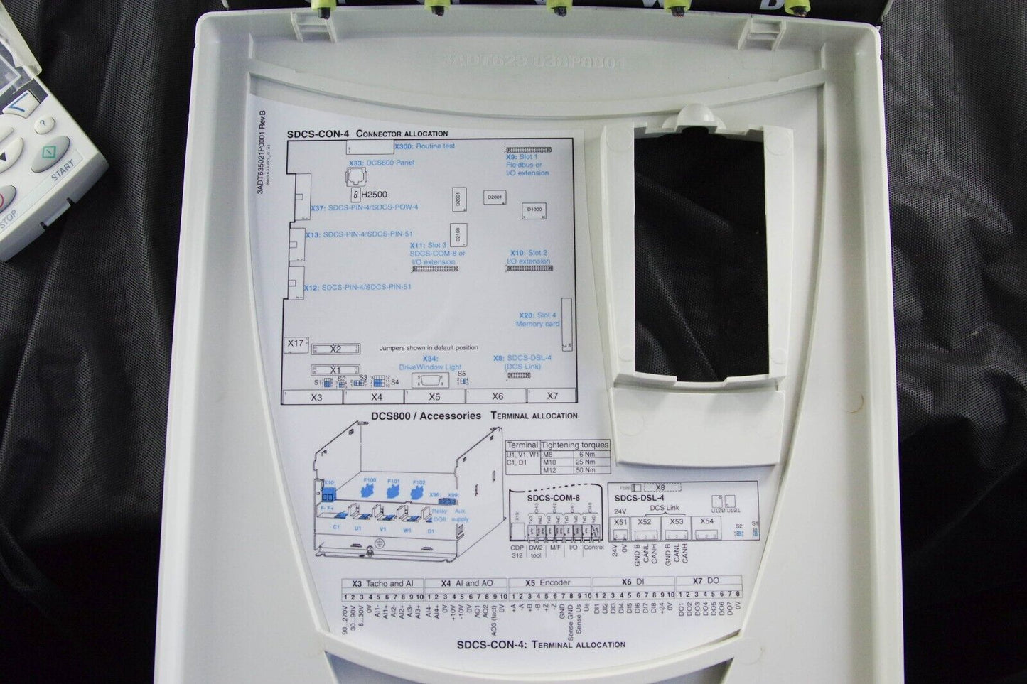 ABB DCS800-S02-0025-05-0 DC Drive 3-Phase 25A 230-525VAC (4-Q) + 1 Year Warranty