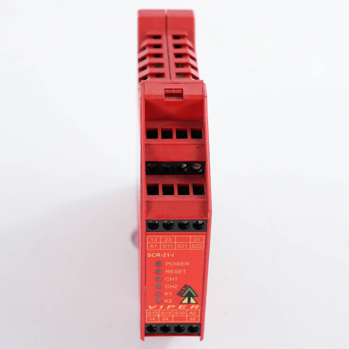 IDEM SCR-21-i Safety Relay 24VAC/DC 2NO 1NC SCR21i Dual Channel Monitoring SCR21