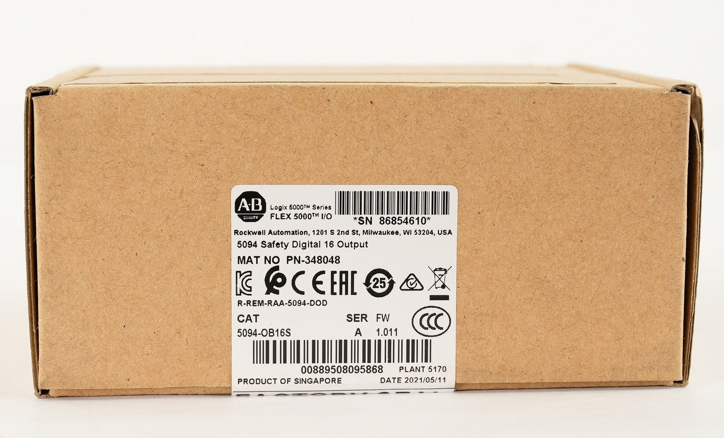 Allen Bradley 5094-OB16S FLEX 5000 16-Pt Digital Output Module - Sealed Surplus