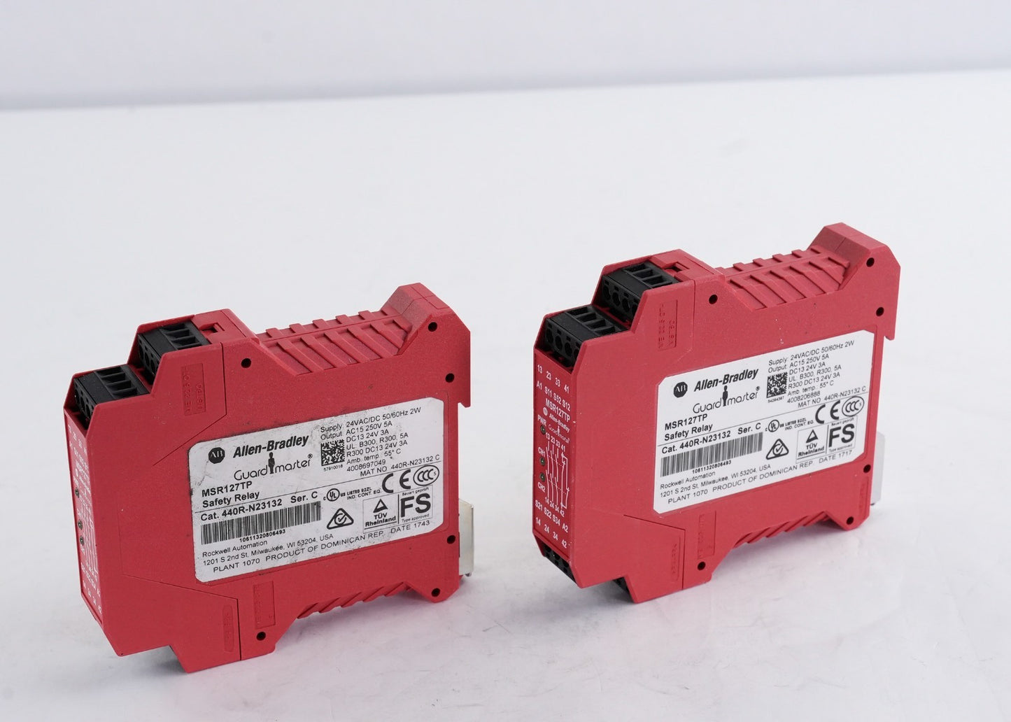 Allen Bradley 440R-N23132 /C Guardmaster MSR127TP Safety Relay