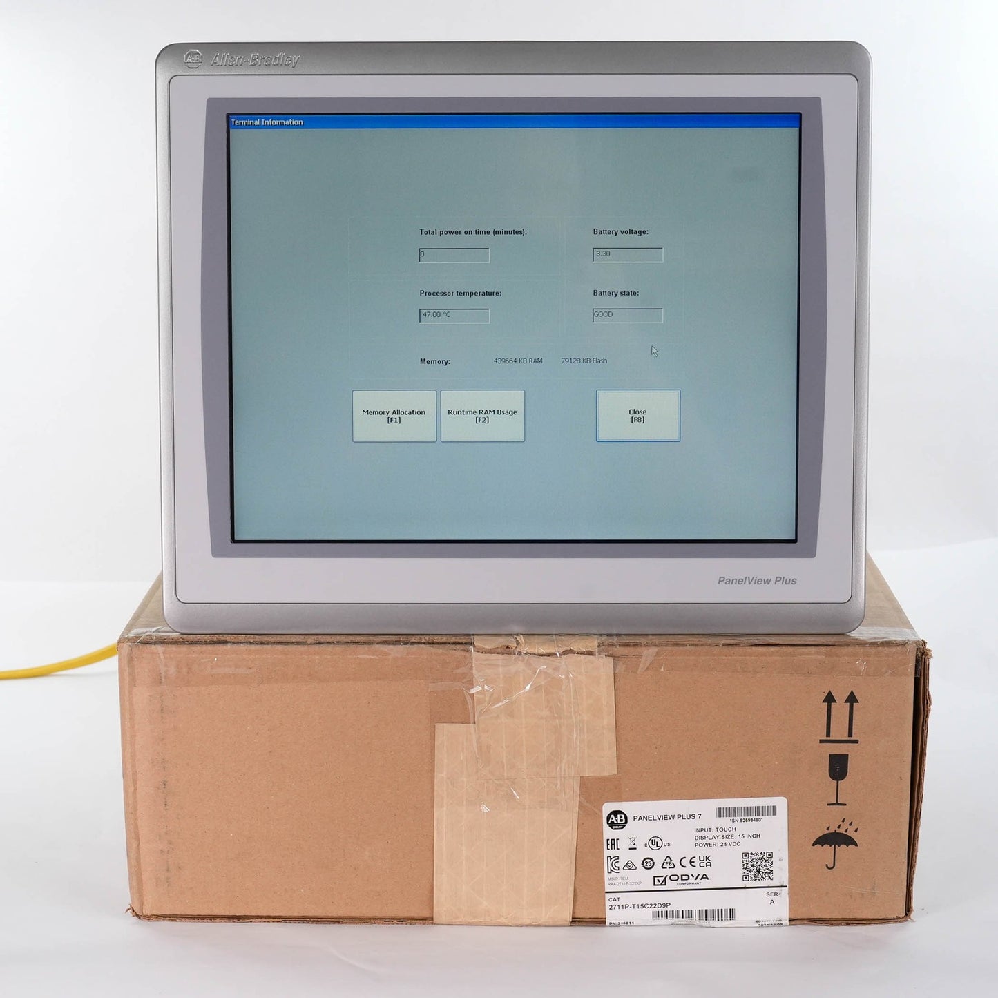 Allen Bradley 2711P-T15C22D9P Ser A PanelView Plus 7 Performance 15in Open Box