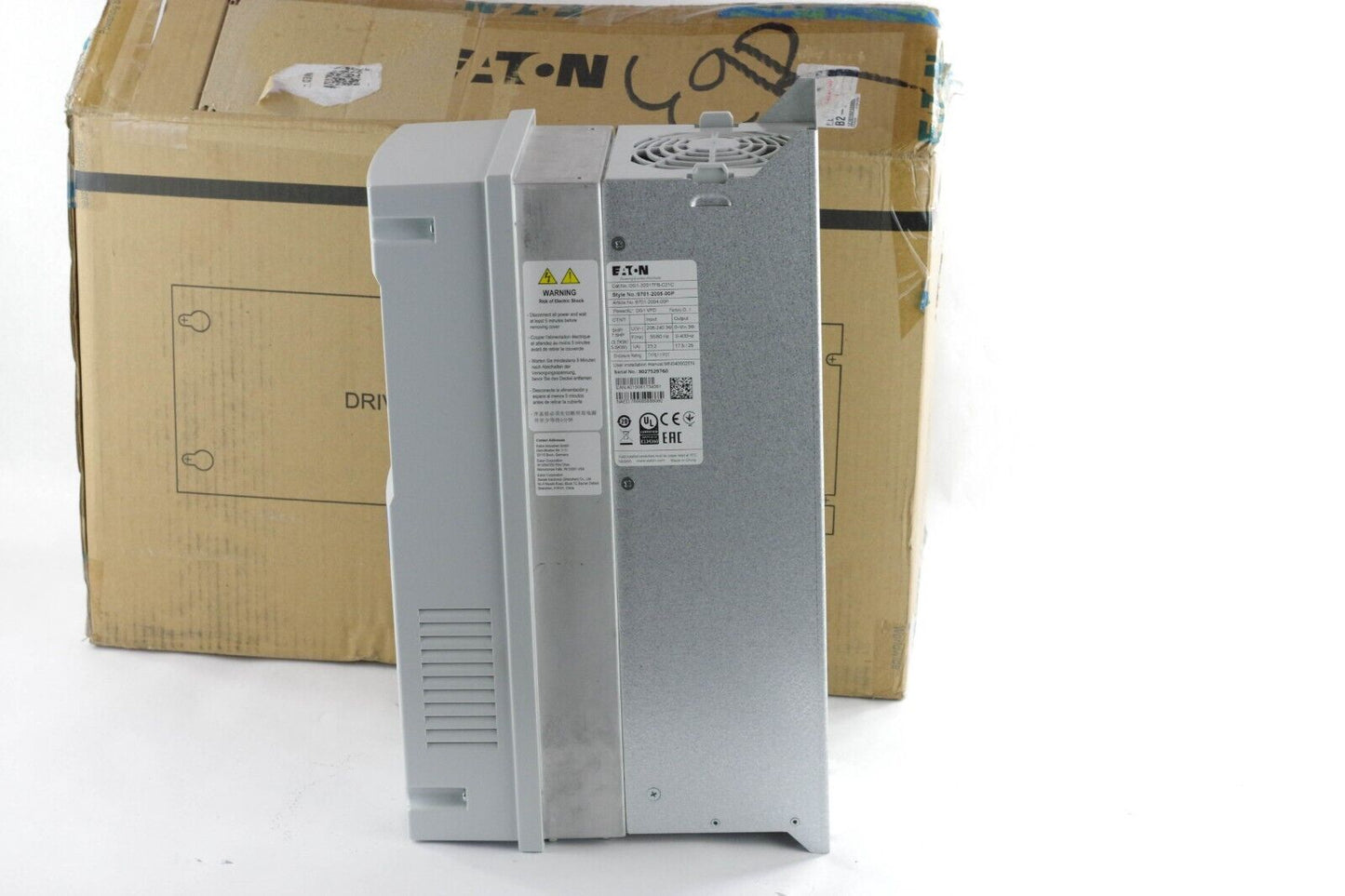 Eaton DG1-32017FB-C21C 5.0 HP DG1 Series VFD POWERXL 9701-2005-00P 240V Open Box